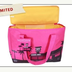 Trader Joe’s pink insulated bag